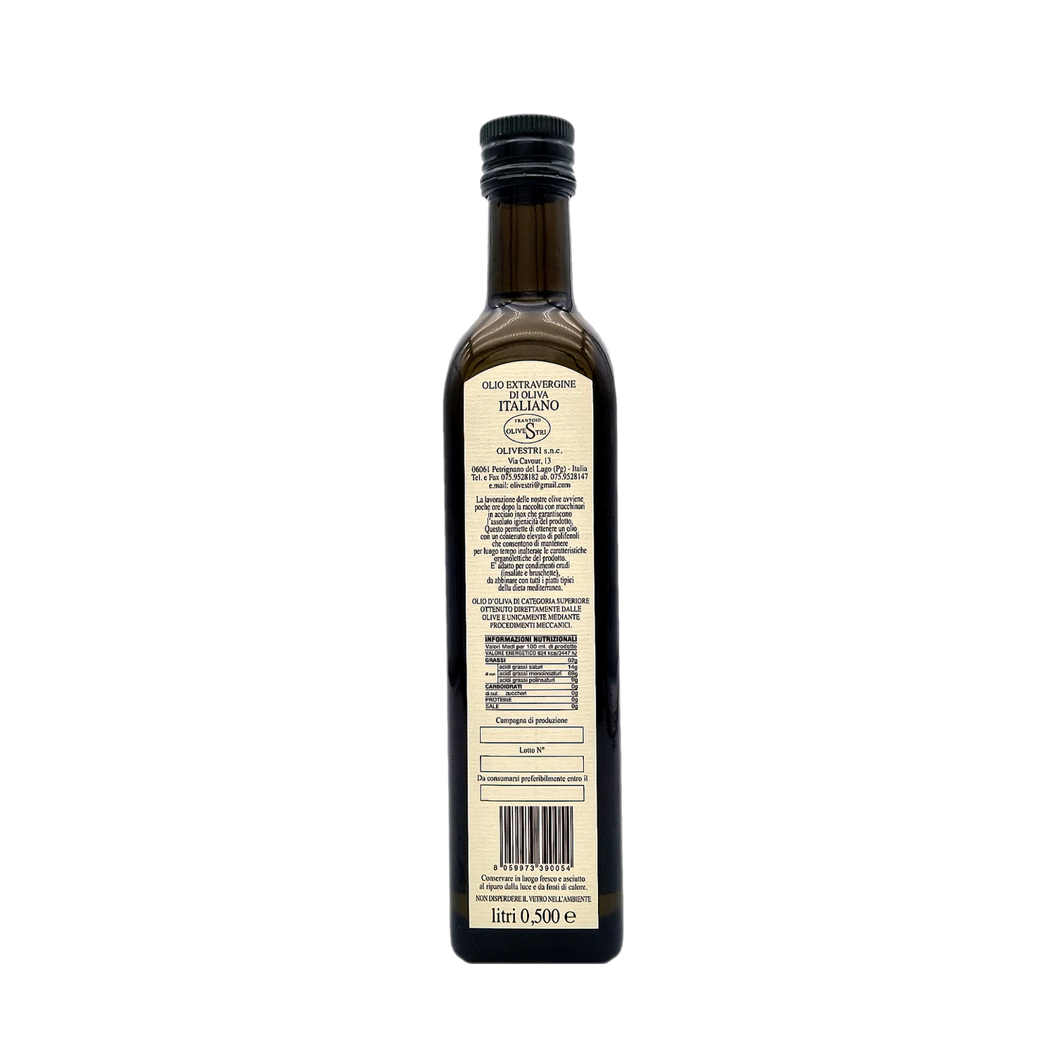 Olio Extravergine di Oliva – Bottiglia 0,50L Olio Nuovo 2025 - immagine 2